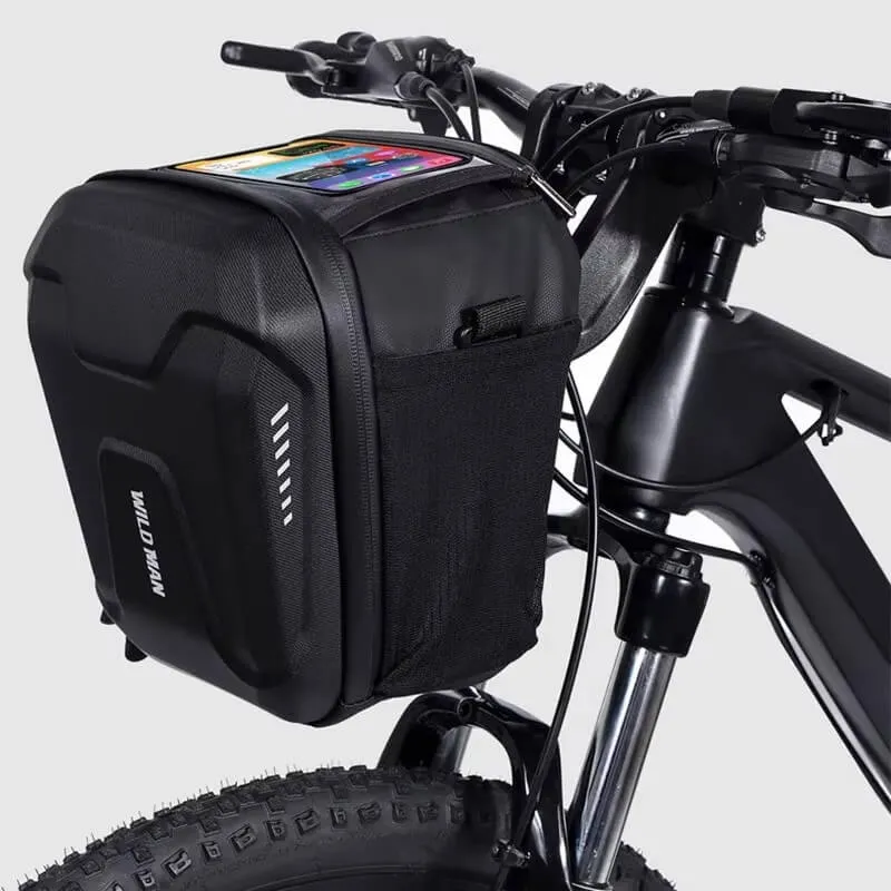 HandleHaven™ | Sacoche guidon vélo compacte et étanche pour un rangement stylé et pratique