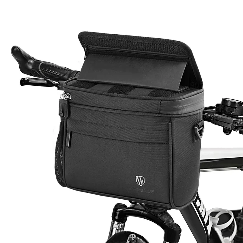 PackNSteer™ | Sacoche guidon vélo étanche avec écran tactile intégré
