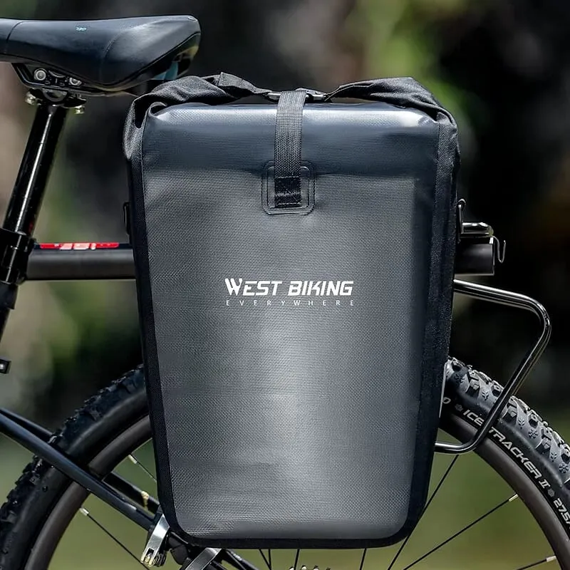 RackRunner™ | Sacoche velo porte bagage extensible et étanche 25L