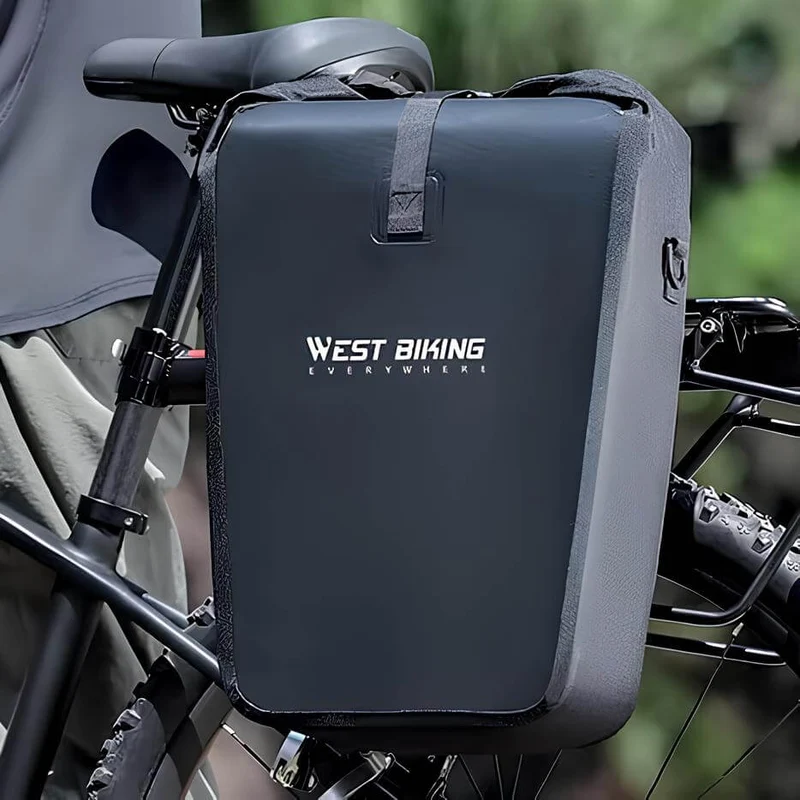 RackRunner™ | Sacoche velo porte bagage extensible et étanche 25L
