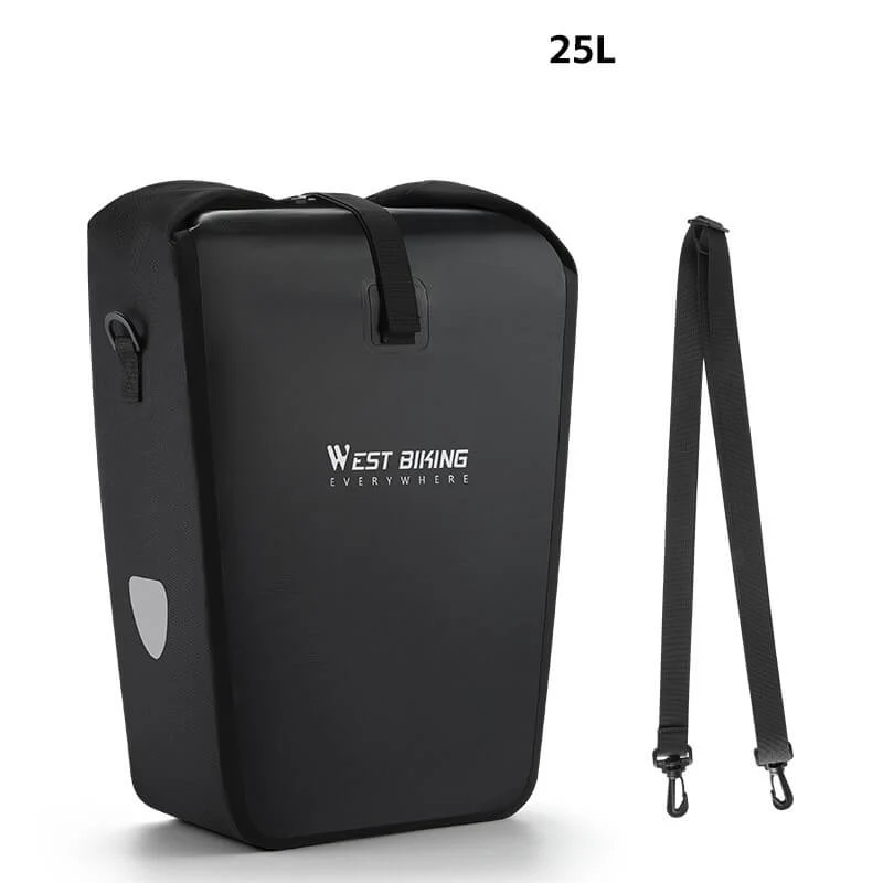 RackRunner™ | Sacoche velo porte bagage extensible et étanche 25L