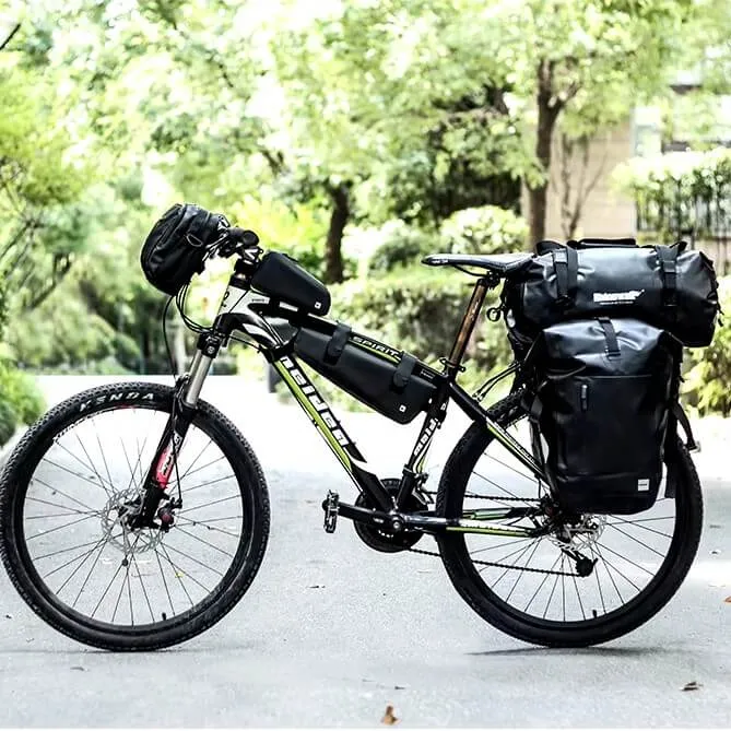 TravelLoad™ | Sacoche velo porte bagage extensible et imperméable 20L-30L