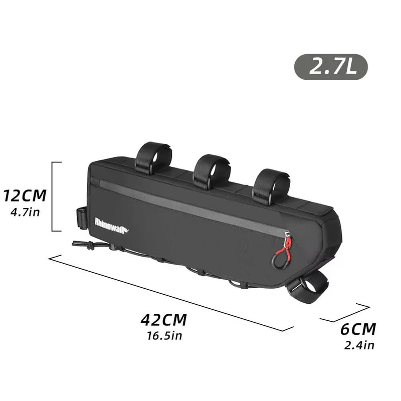TrekPocket™ | Sacoche cadre velo protection antichoc et étanche