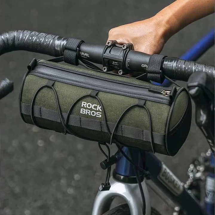 GripPack™ | Sacoche guidon vélo résistante et polyvalente 2L