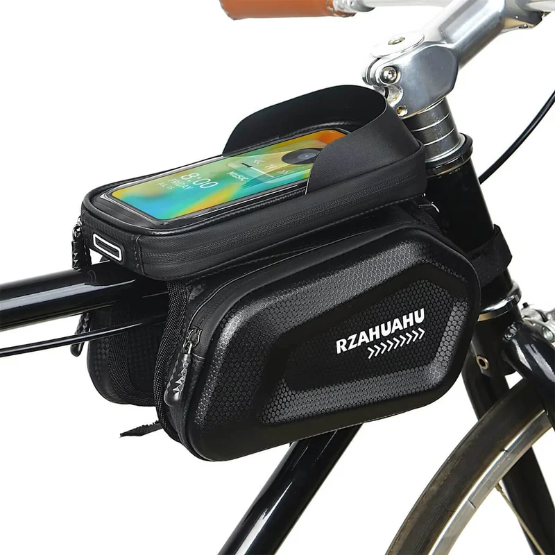 FrameTote™ | Sacoche velo telephone avec fenêtre tactile et structure renforcée