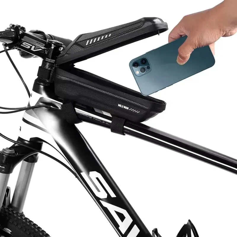 RideLock™ | Sacoche cadre velo 1L étanche avec fixation stable