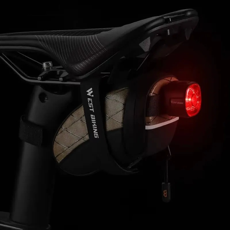 TrailPacker™ | Sacoche de selle légère avec bandes réfléchissantes