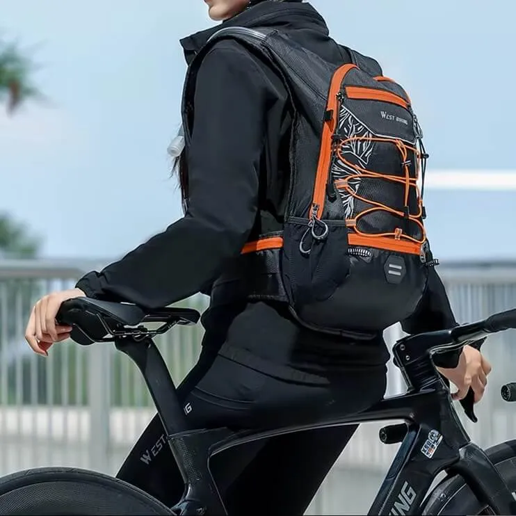 RideHaven™ | Sac a dos velo 16L avec poche à eau de 2L et dos respirant