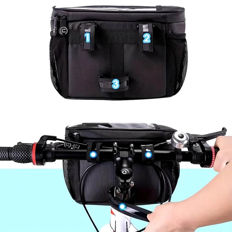 TrailMate™ | Sacoche guidon vélo isotherme et compacte 4L