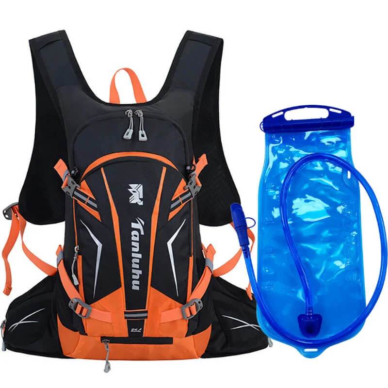 CycloCarrier™ | Sac a dos velo 25L avec poche à eau de 2L et rangements multiples