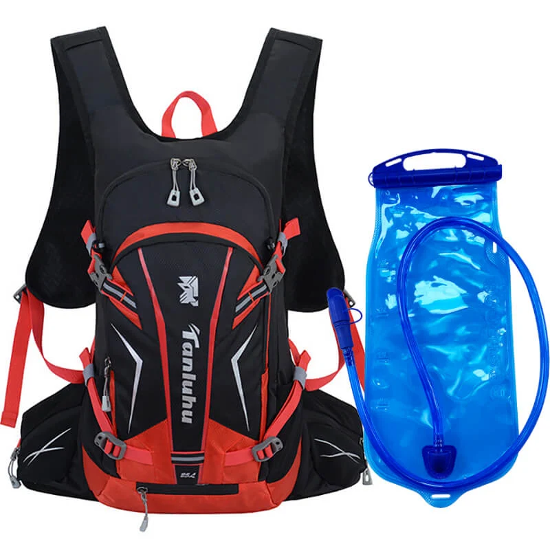 CycloCarrier™ | Sac a dos velo 25L avec poche à eau de 2L et rangements multiples