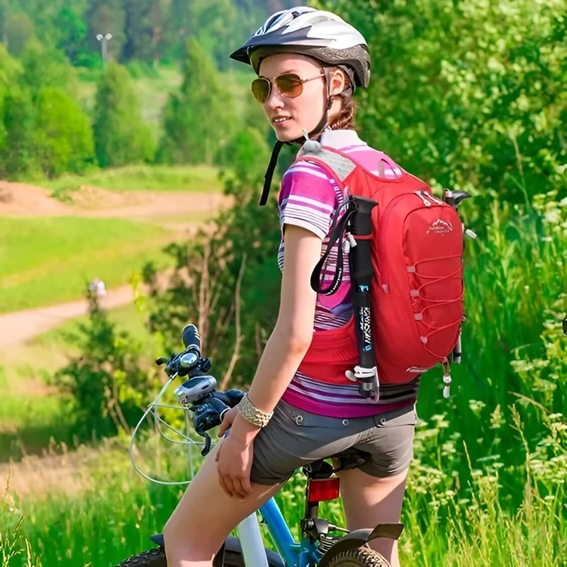 PaceVault™ | Sac a dos velo 10L déperlant avec poche à eau de 1.5L