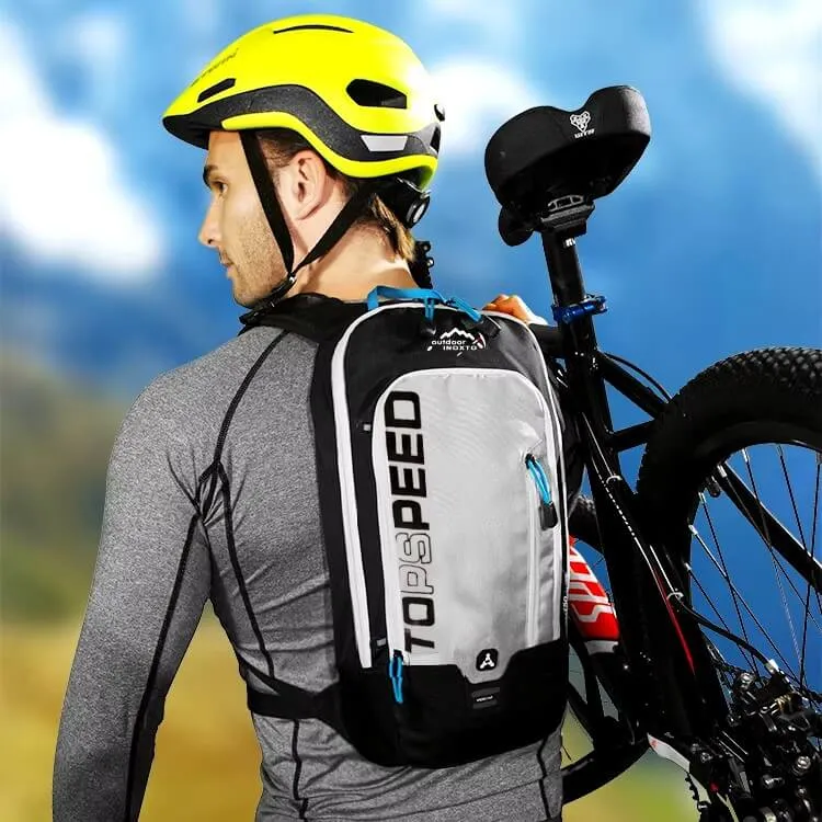 AdventurePack™ | Sac a dos velo 6L avec poche à eau de 1.5L et sangles ajustables