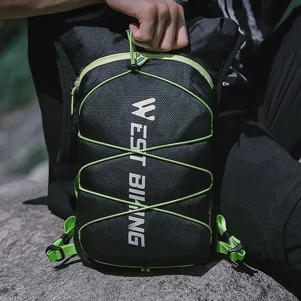 MountainVault™ | Sac a dos velo 7L avec poche à eau de 1.5L et bandes réfléchissantes