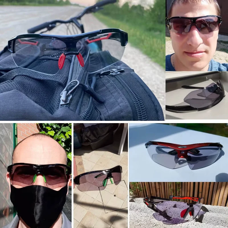 CycliGlasses™ | Lunette velo photochromique avec protection UV et design ultra-léger