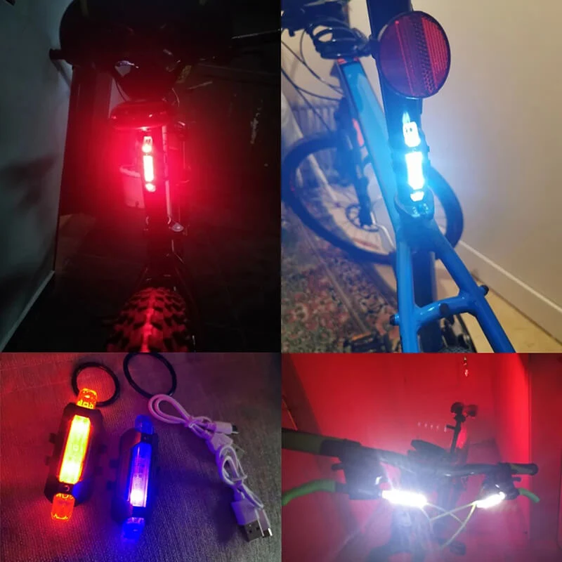 BikeFlashingTaillight™ | Feu arriere velo USB rechargeable et étanche