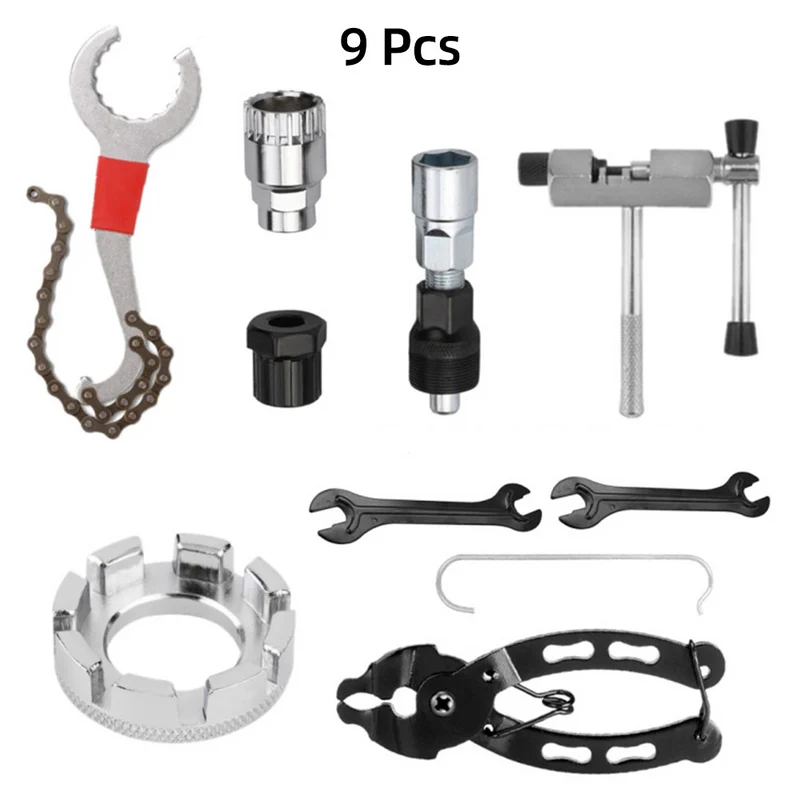BikeRepairKit™ | Kit reparation velo 9 en 1 compact pour les réglages en sortie