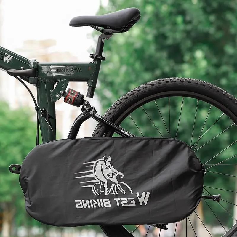 ChainProtectorCover™ | Housse protection derailleur velo, chaine velo et pédalier vélo