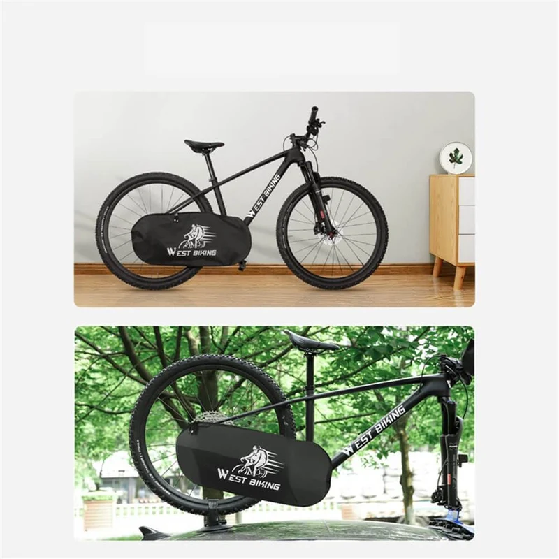 ChainProtectorCover™ | Housse protection derailleur velo, chaine velo et pédalier vélo