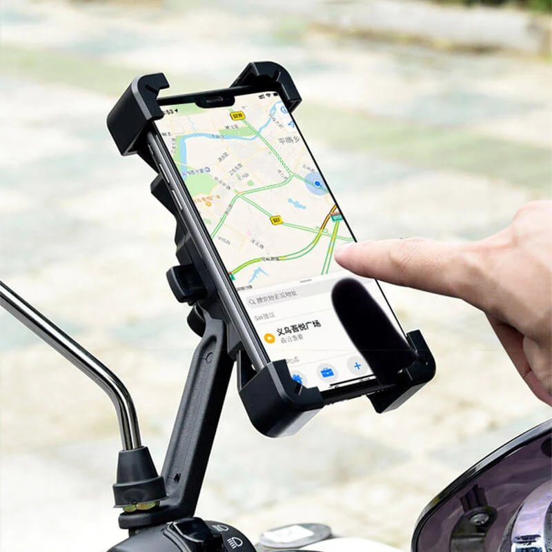 MountBikePhone™ | Support telephone velo automatique avec déverrouillage rapide et rotation 360°