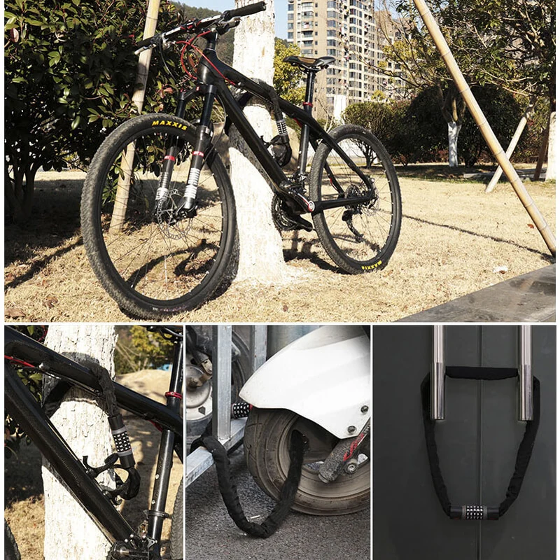 CodeLock™ | Antivol velo flexible à code 5 chiffres pour un verrouillage sans clé