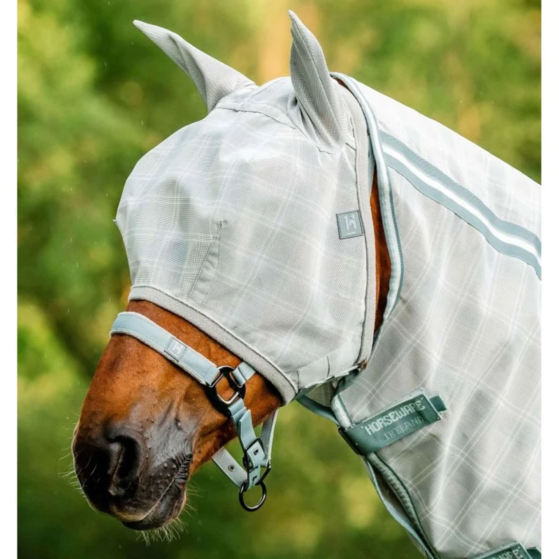 Horseware Masque Anti-Mouches Newmarket Witney Charcoal
