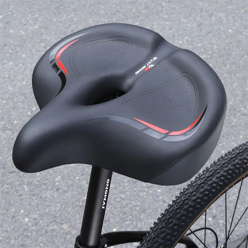 ComfyMasterPro™ | Selle velo confort large avec ressorts pour absorber les chocs