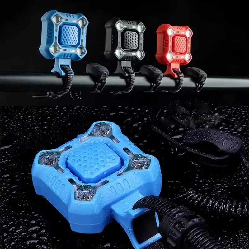PortiBikeHorn™ | Sonnette velo lumineuse avec 5 modes d'alarme