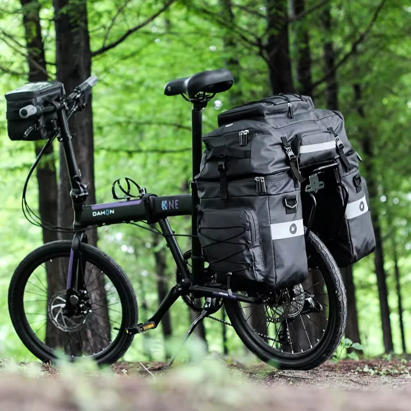 ProofRearRackPack™ | Sacoche velo porte bagage 3 en 1 grande capacité 65L et étanche
