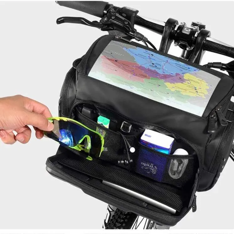 ProofFrameBag™ | Sacoche guidon vélo pratique et étanche 4L