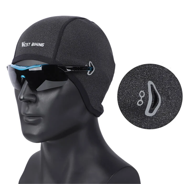 BikeProHat™ | Sous casque velo thermique confortable et anti-froid
