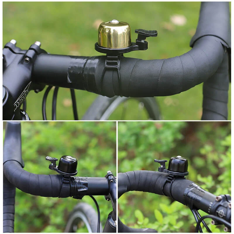 BikeWarningBell™ | Sonnette velo compacte de 34 g avec montage sans outils