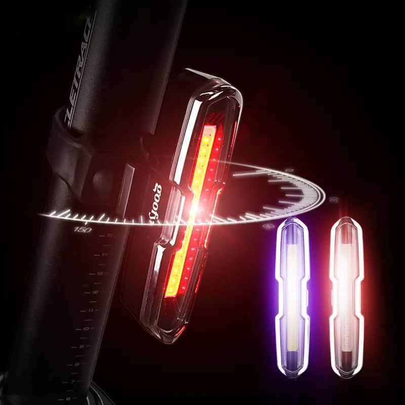 BikeLanLight™ | Feu arriere velo rechargeable USB avec angle de visibilité de 150°