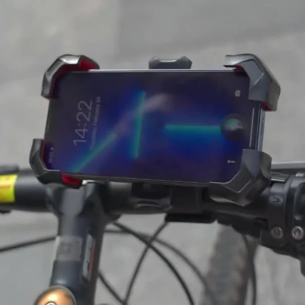 AutoHold™ | Support telephone velo à verrouillage automatique et rotation 360°