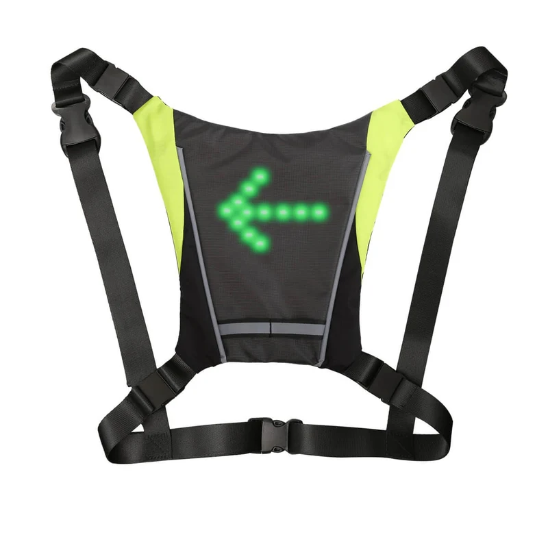 BikeBright™ | Gilet clignotant velo rechargeable par USB et étanche