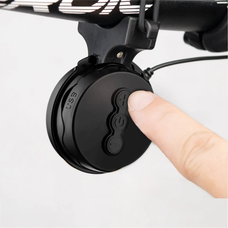 HornMaster™ | Sonnette velo rechargeable USB avec 4 modes sonores