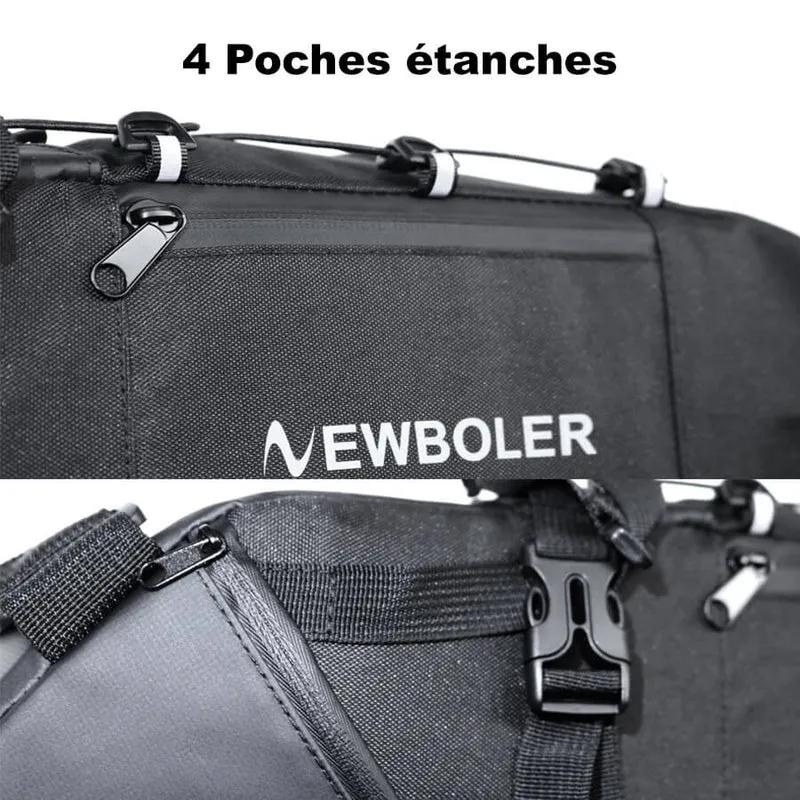 RearPack™ | Sacoche de selle 10L résistante avec attache pour feu arrière