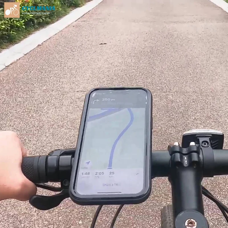 SmartHolder™ | Support telephone velo avec système de sécurité