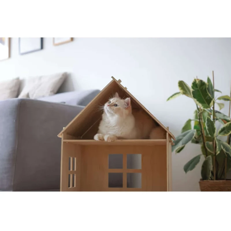Kerbl Tour à Griffer pour Chat Yvi Bois