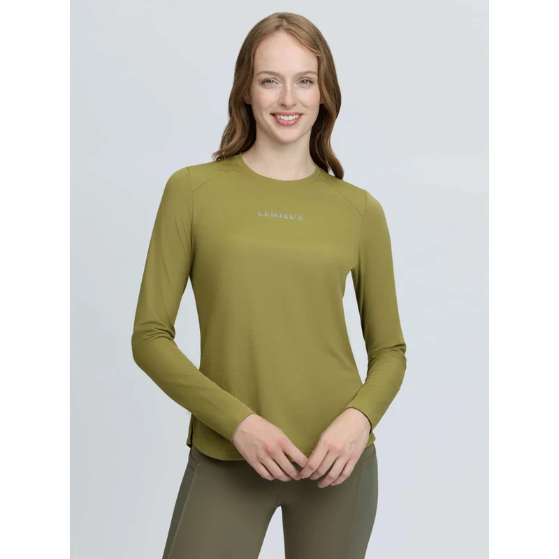LeMieux Baselayer Sports Tee Longues Manches Gooseberry