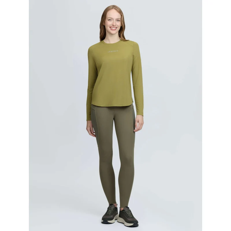 LeMieux Baselayer Sports Tee Longues Manches Gooseberry