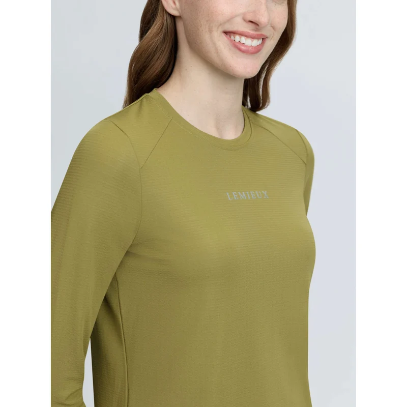 LeMieux Baselayer Sports Tee Longues Manches Gooseberry