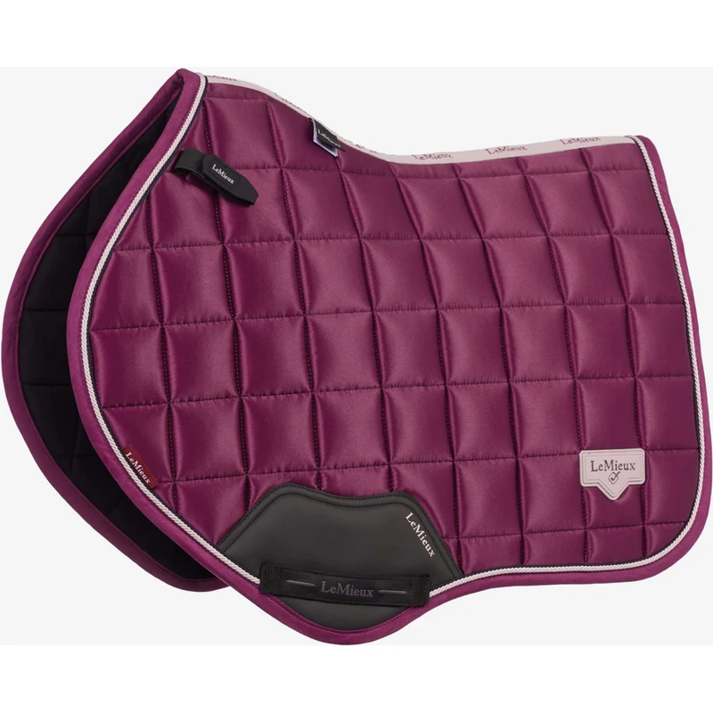 LeMieux Tapis de Selle Loire Classic Close Contact Square de Saut Blackberry