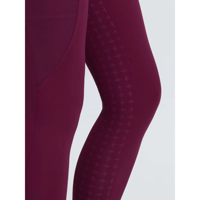 LeMieux Legging d'Équitation Naomi Full Grip Blackberry