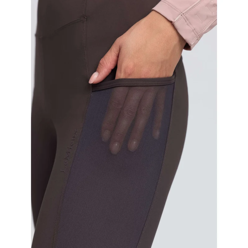 LeMieux Legging d'Équitation Naomi Full Grip Cocoa