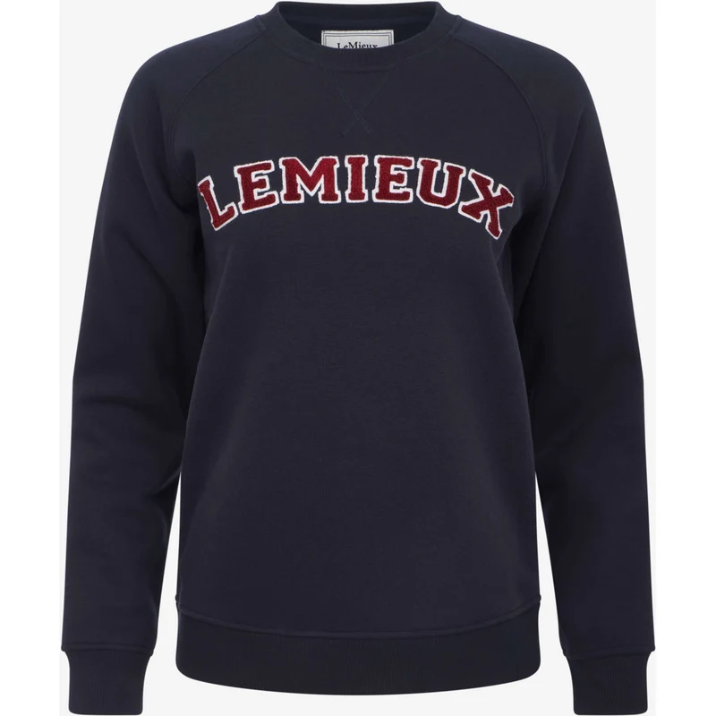 LeMieux Pull Vida Varsity Crew Neck Marine