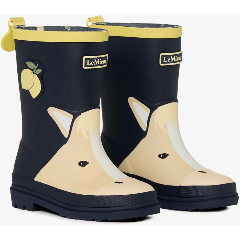 LeMieux Bottes de pluie Splash Welly Kids Citron
