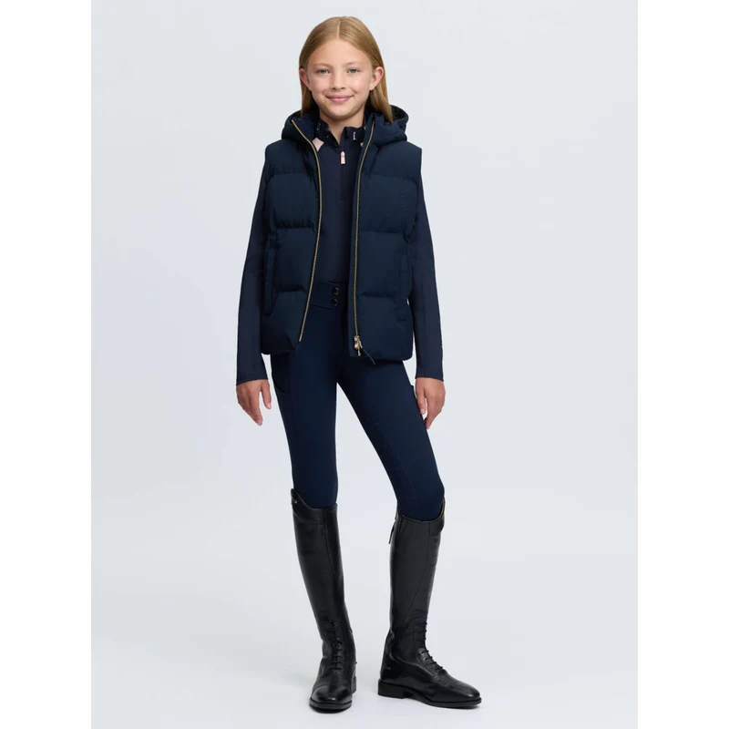LeMieux Bodychauffant Joey Hooded Kids Marine