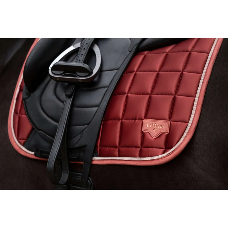 LeMieux Tapis de Selle Loire Classic Square Dressage Russet