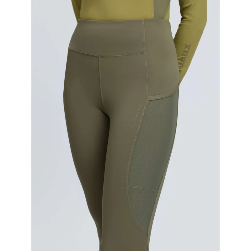 LeMieux Legging d'Équitation Naomi Full Grip Willow Green